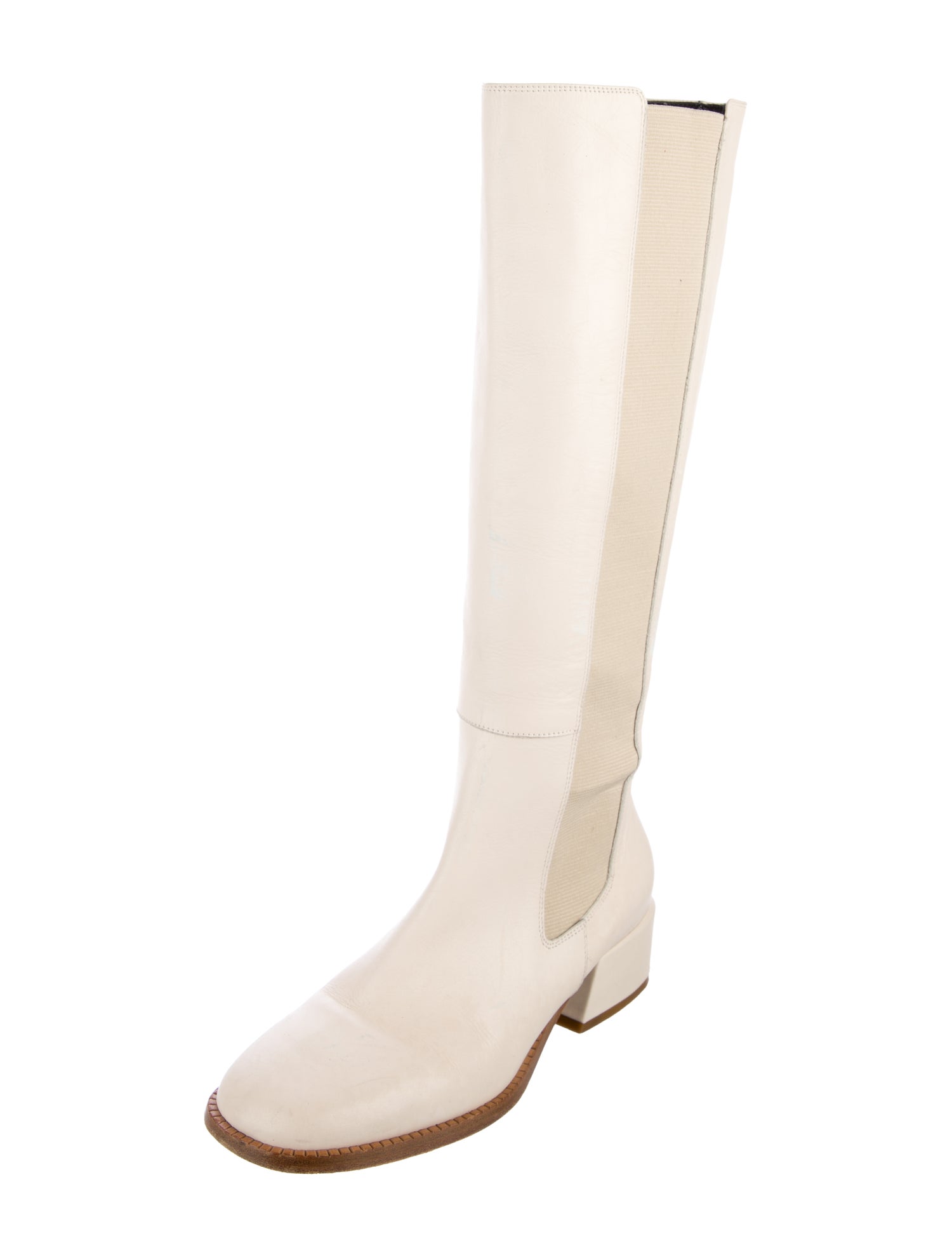 Tibi Leather Riding Boots